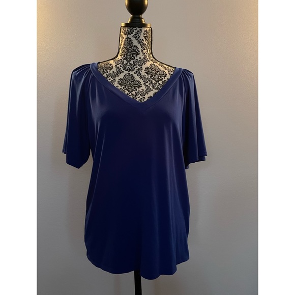 Banana Republic royal blue blouse - Picture 1 of 3